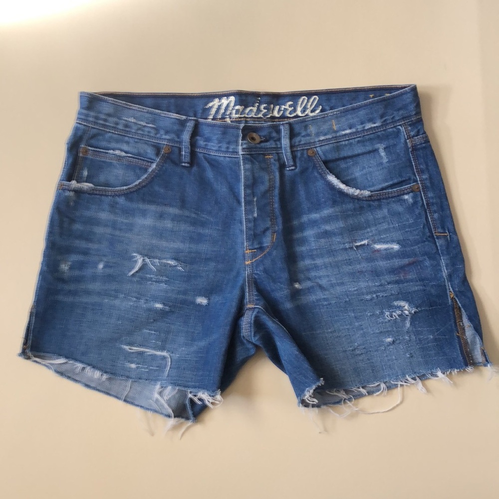 MADEWELL Distressed Cut Off Shorts Sz 28‎